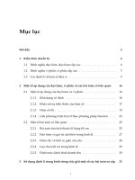 Nghiên cứu các phép tính vi phân của hàm một biến và các bài toán có liên quan 