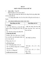 Giáo án Toán 4 chương 2 bài 2: Nhân với số có hai chữ số