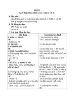 Giáo án Toán 4 chương 2 bài 2: Giới thiệu nhân nhẩm số có hai chữ số với 11