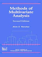 Methods of multivariate analysis 
