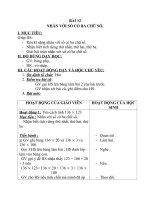 Giáo án Toán 4 chương 2 bài 2: Nhân với số có ba chữ số