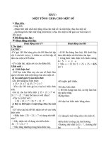 Giáo án Toán 4 chương 2 bài 3: Chia một tổng cho một số