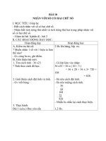 Giáo án Toán 4 chương 2 bài 2: Nhân với số có hai chữ số