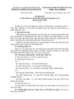 Kế hoạch kiểm tra Công đoàn cơ sở năm 2018