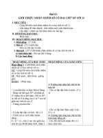 Giáo án Toán 4 chương 2 bài 2: Giới thiệu nhân nhẩm số có hai chữ số với 11