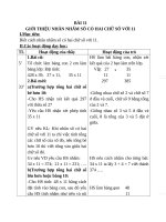 Giáo án Toán 4 chương 2 bài 2: Giới thiệu nhân nhẩm số có hai chữ số với 11