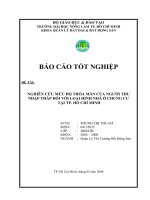 NGHIÊN CỨU MỨC ĐỘ THỎA MÃN CỦA NGƯỜI THU NHẬP THẤP ĐỐI VỚI LOẠI HÌNH NHÀ Ở CHUNG CƯ TẠI TP. HỒ CHÍ MINH