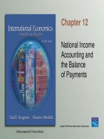 Chapter 12  National Income Accounting and the Balance of Payments