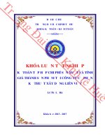 KẾ TOÁN tập hợp CHI PHÍ sản XUẤT và TÍNH GIÁ THÀNH sản PHẨM tại CÔNG TY cổ PHẦN kỹ THUẬT xây DỰNG LIÊN VIỆT 