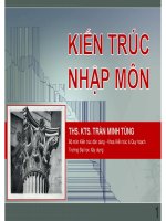 GIÁO TRÌNH KIẾN TRÚC NHẬP MÔN