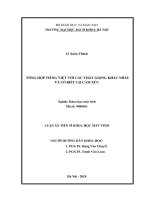 Tổng hợp tiếng Việt với các chất giọng khác nhau và có biểu lộ cảm xúc