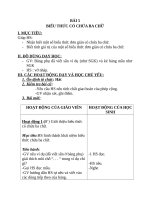 Giáo án Toán 4 chương 2 bài 1: Biểu thức có chứa ba chữ