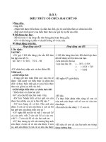 Giáo án Toán 4 chương 2 bài 1: Biểu thức có chứa hai chữ