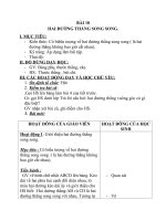 Giáo án Toán 4 chương 2 bài 1: Hai đường thẳng song song