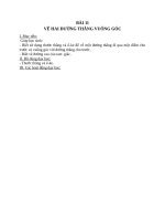 Giáo án Toán 4 chương 2 bài 1: Vẽ hai đường thẳng vuông góc