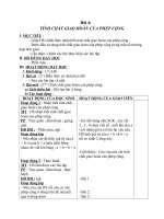 Giáo án Toán 4 chương 2 bài 1: Tính chất giao hoán của phép cộng