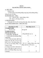 Giáo án Toán 4 chương 2 bài 1: Hai đường thẳng song song