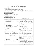 Giáo án Toán 4 chương 2 bài 1: Tính chất giao hoán của phép cộng