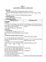 Giáo án Toán 4 chương 2 bài 1: Hai đường thẳng vuông góc