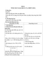 Giáo án Toán 4 chương 2 bài 1: Tính chất giao hoán của phép cộng