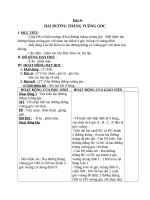 Giáo án Toán 4 chương 2 bài 1: Hai đường thẳng vuông góc