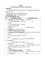 Giáo án Toán 4 chương 2 bài 1: Vẽ hai đường thẳng vuông góc