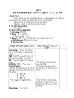 Giáo án Toán 4 chương 2 bài 1: Tìm hai số khi biết tổng và hiệu của hai số đó