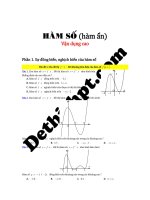 65 bài tập vận dụng cao hàm số 2019 có lời giải
