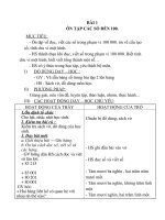 Giáo án Toán 4 chương 1 bài 1: Ôn tập các số đếm 100,000