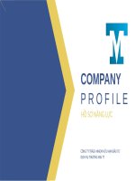 Hồ sơ năng lực COMPANY TT