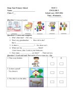 test 3 english 3 bài kiểm tra giữa học kì 2 lớp 3