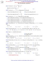 125 câu TRẮC NGHIỆM đại số 10 có đáp án