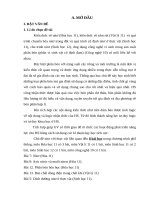 đề tài: “Sử dụng các kĩ thuật dạy học tích cực vào dạy chủ đề tích hợp nitơ với thực vật cho học sinh khối 11 ở trường THPT Nghĩa Dân”.