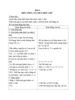 Giáo án Toán 4 chương 1 bài 2: Biểu thức có chứa một chữ