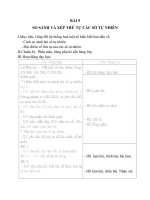 Giáo án Toán 4 chương 1 bài 9: So sánh và xếp thứ tự các số tự nhiên