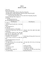 Giáo án Toán 4 chương 1 bài 4: Hàng và lớp