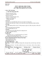 giáo án vật lý hóa 11 soạn theo định hướng phát triển năng lực học sinh