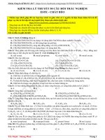 Đề ôn tập lý thuyết este   lipit