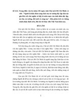 Bai tieu luận tư tưởng hồ chí minh