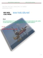 dung dich khoan và “sự ảnh hưởng cùa dung dịch khoan gốc nước và gốc dầu lên các đường cong địa  vật lý giếng khoan 