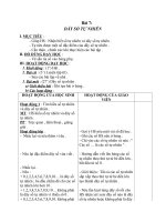 Giáo án Toán 4 chương 1 bài 7: Dãy số tự nhiên