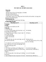 Giáo án Toán 4 chương 1 bài 1: Ôn tập các số đếm 100,000