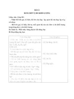 Giáo án Toán 4 chương 1 bài 11: Bảng đơn vị đo khối lượng