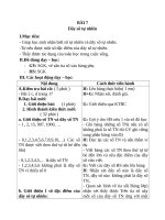 Giáo án Toán 4 chương 1 bài 7: Dãy số tự nhiên