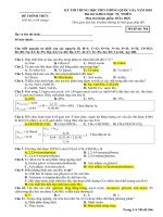 Lần 56 40 câu đáp án CT