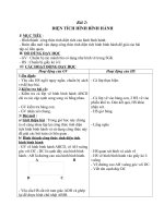 Giáo án Toán 4 chương 3 bài 2: Diện tích hình bình hành