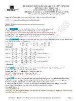 TẶNG 6 đề VIP lần CUỐI đề số 5 lời giải chi tiết