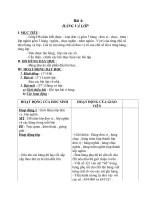 Giáo án Toán 4 chương 1 bài 4: Hàng và lớp