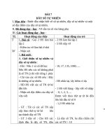 Giáo án Toán 4 chương 1 bài 7: Dãy số tự nhiên