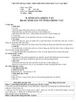 CHUYÊN ĐỀ DẠY HỌC THEO PHƯƠNG PHÁP BÀN TAY NẶN BỘT sinh 11